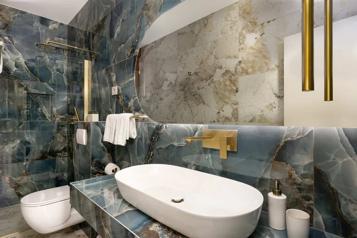 a bathroom with a sink and a bathtub